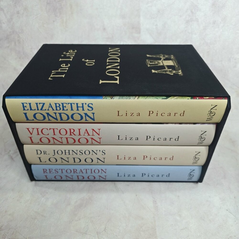 4 Vol Life of London Box set Elizabeth's Restoration Victorian Johnson's Picard